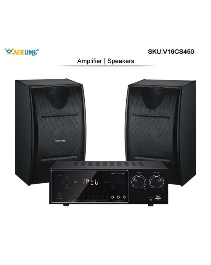 CV-V16 Karaoke Mixing Amplifier + CS-450 (10") Speakers - Special Package Deal